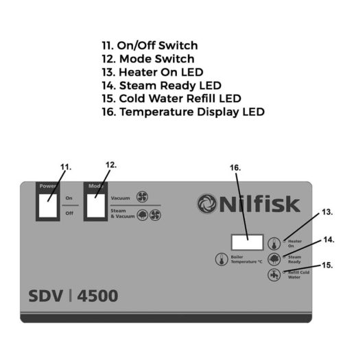 Máquina de Vapor Nilfisk SDV4500